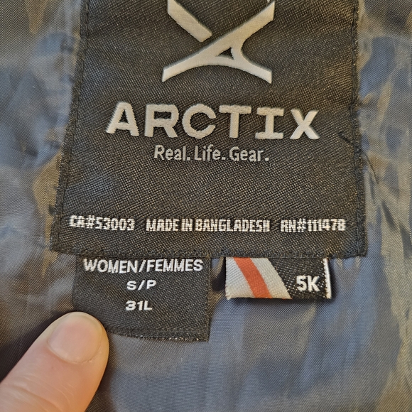 WOMEN'S Arctix Essential Black Insulated Snow Bib Overalls (Small)(31L)☃️ - Picture 14 of 16